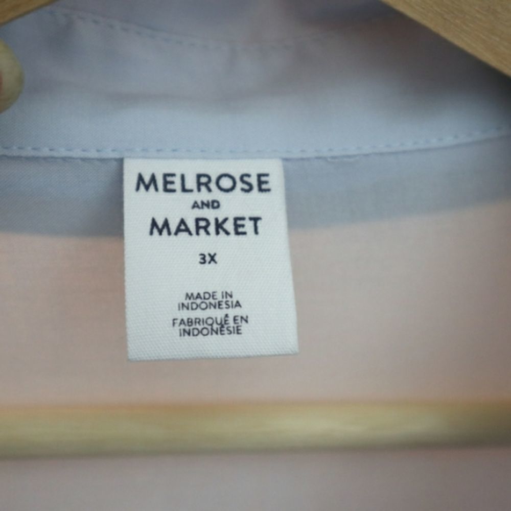 New Melrose and Market blue shirt size 3x - Picture 5 of 9